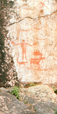 Moose Petroglyph